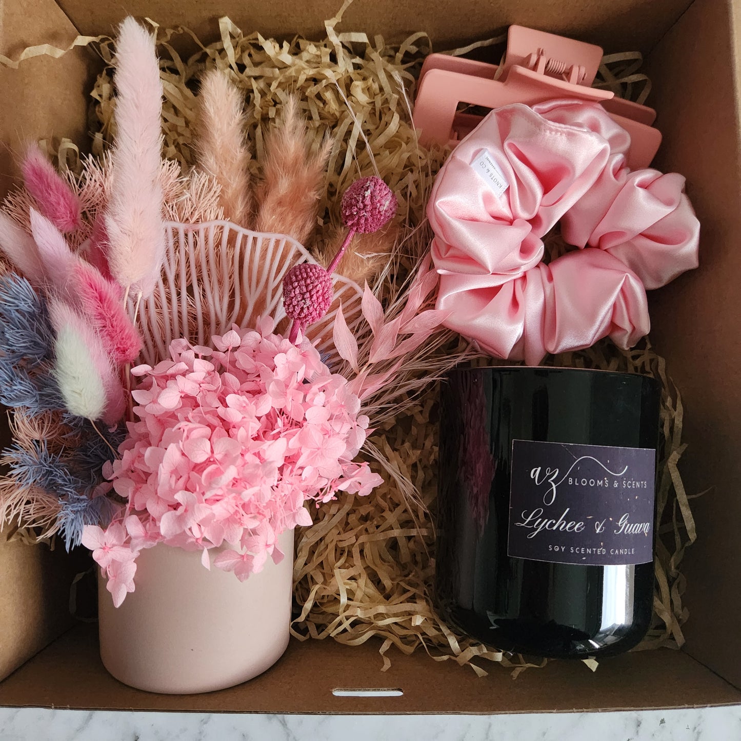 Pretty pink gift box