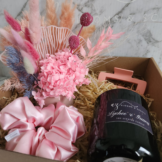 Pretty pink gift box